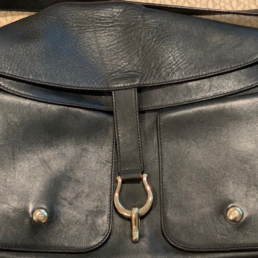 Kate Spade Black Leather Shoulder Handbag